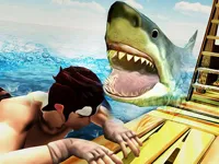 Raft Shark Hunting image