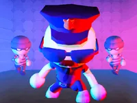 Robber Vs Police: Fighting image