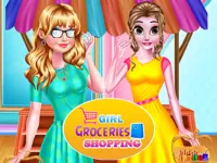 Girl Groceries Shopping image