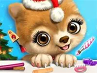 Christmas Animal Makeover Salon - Cute Pets image