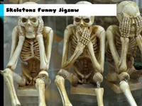 Skeletons Funny Jigsaw image