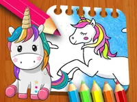 Unicorn Coloring Book image