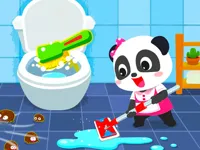 Baby Panda House Cleaning image